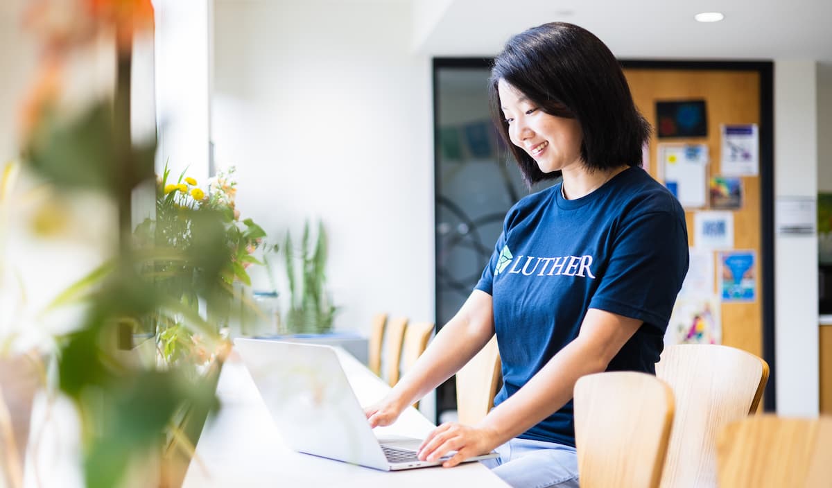 Student studying in the Grace Space