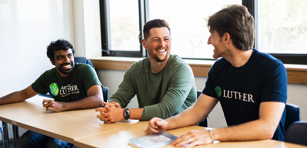 Students learning in class