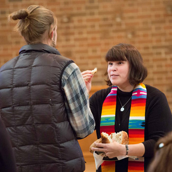 Anne Anderson during service