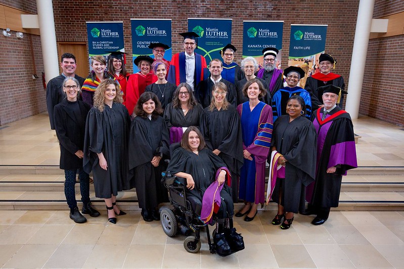 Alumna Chantal Huinink at convocation